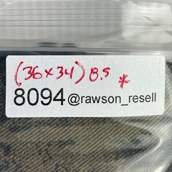 Wrangler Camo Double Knee Jean 36x34 Y2K Streetwear Skate Baggy Hunting 90s Worn - Picture 8 of 8